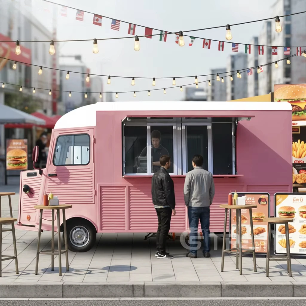 FOODLINE Road Legal Mobile Food Trailer Lockable Storage Cabinet Safe Ingredient Storage For Cross-city Vendors