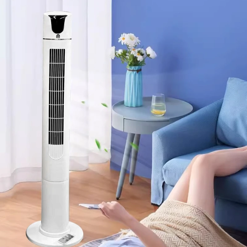 

6D Turbo Bladeless Tower Fan 90° 3D Oscillation with 6m Remote Touch Control 6Layer Wind System for Bedroom Ultra Quiet Cooling