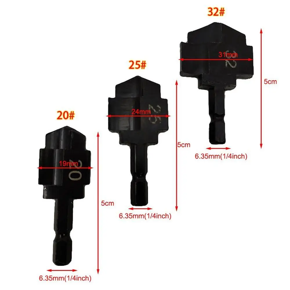 Imagem -06 - Ppr Levantamento Pisou Broca Abridor de Buracos Hexágono Haste Durável Ferramentas Elétricas Peças Encanador Reparação 1pc Pcs