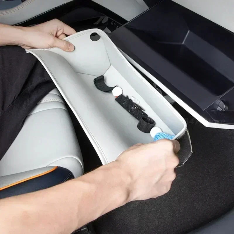 For BYD Song Plus SEAL U DMi/EV 2020-2025 Car Co-Pilot Storage Bag Pocket Central Control Glove Box Pad Car Refit Accessories