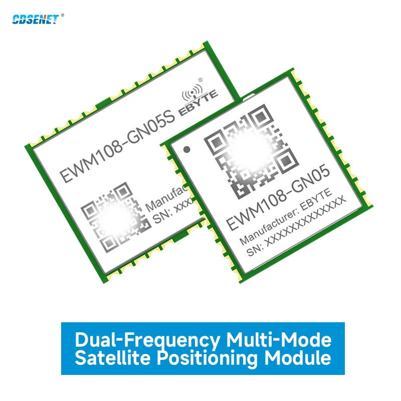 

BDS GPS GLONASS Galileo SBAS QZSS GNSS Positioning Module L1 L5 Dual Frequency CDSENET EWM108-GN05 Low Power LNA TCXO