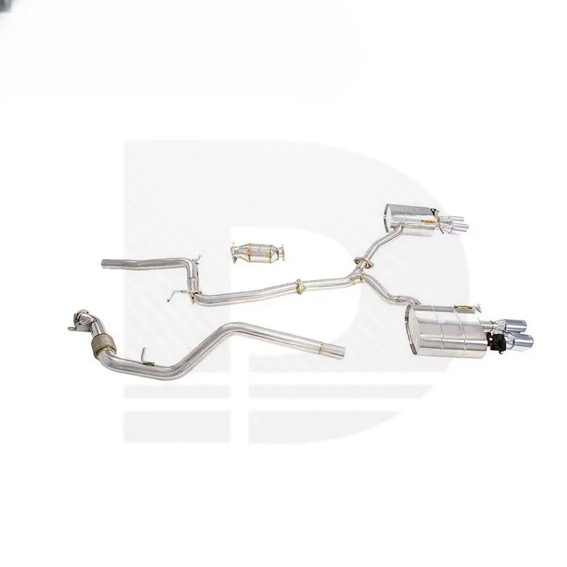 Scarico Catback in acciaio inossidabile 304 per AUDI A4/A5 B8/B9 2.0T 2016-2022 Tubi di scarico del sistema di scarico per automobili