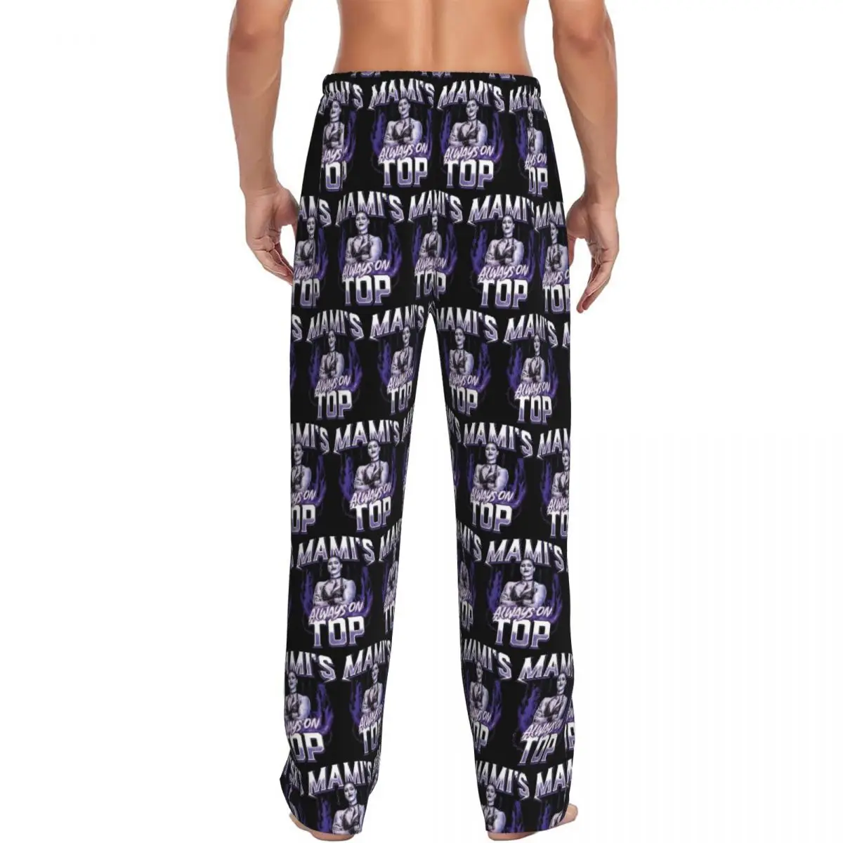 Benutzerdefinierte Rhea Ripley Pyjamahose Herren Nachtwäsche Schlaf Lounge Hose mit Taschen