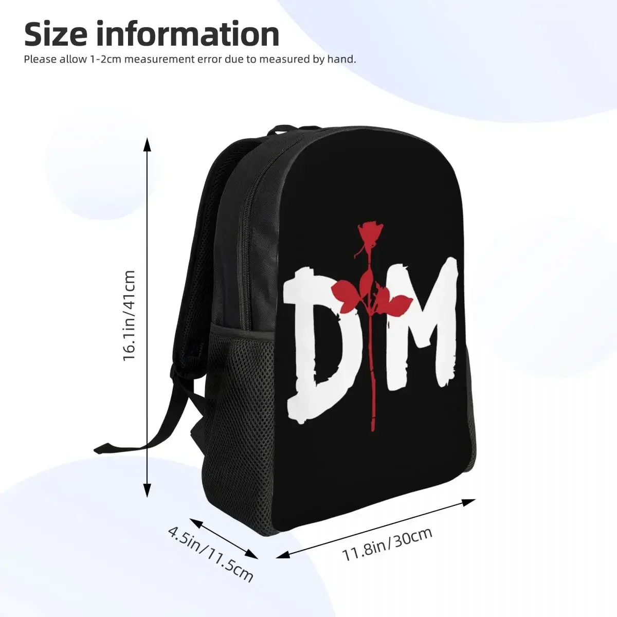 Custom Electronic Rock Depeche Cool Mode Travel Backpack Men Women School Laptop Bookbag College Student Daypack Bags