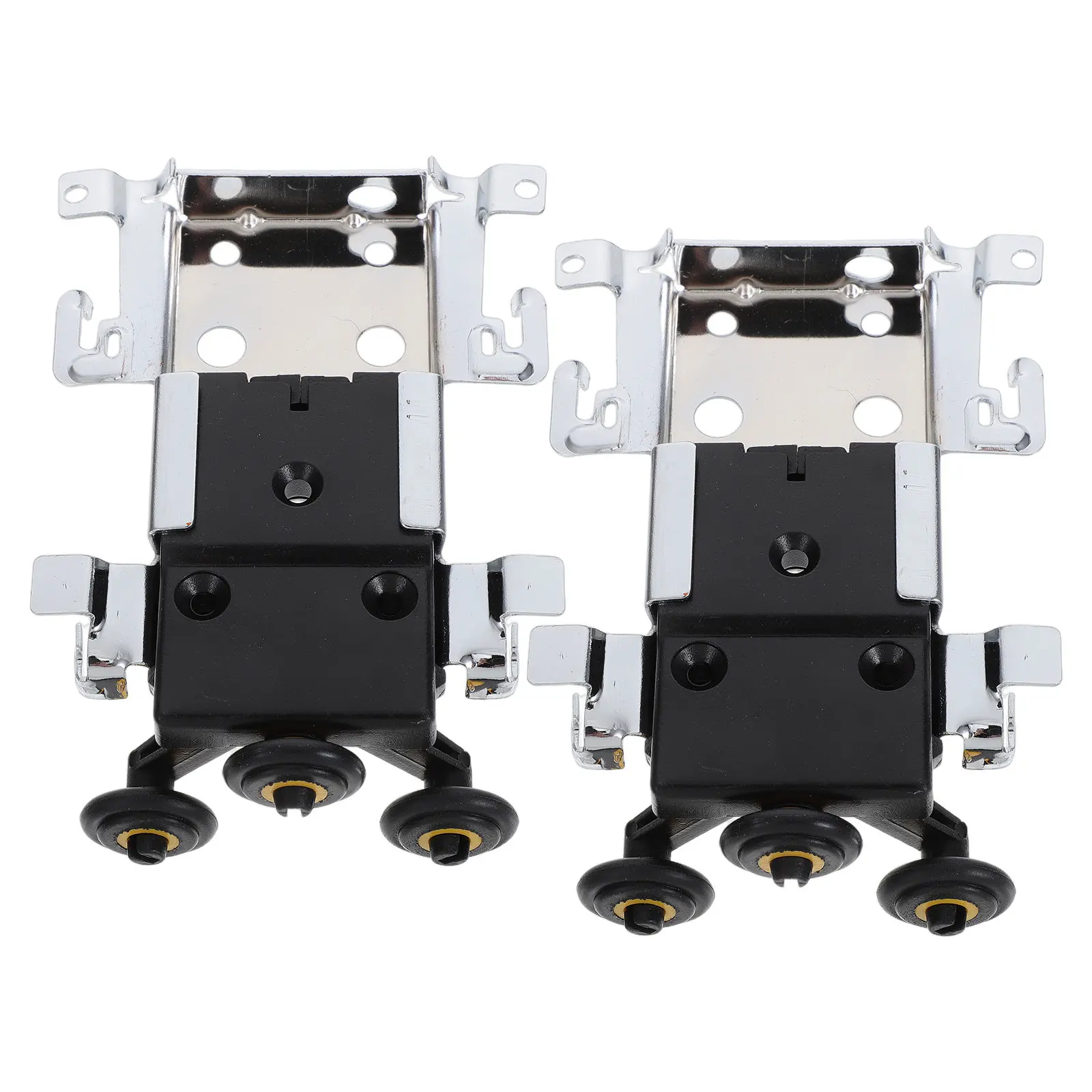 

2Pcs Heavy Duty Sliding Door Rollers Vintage Style Thickened Cabinet Door Sliding Wheel Roller Replacement for Wardrobe Closet