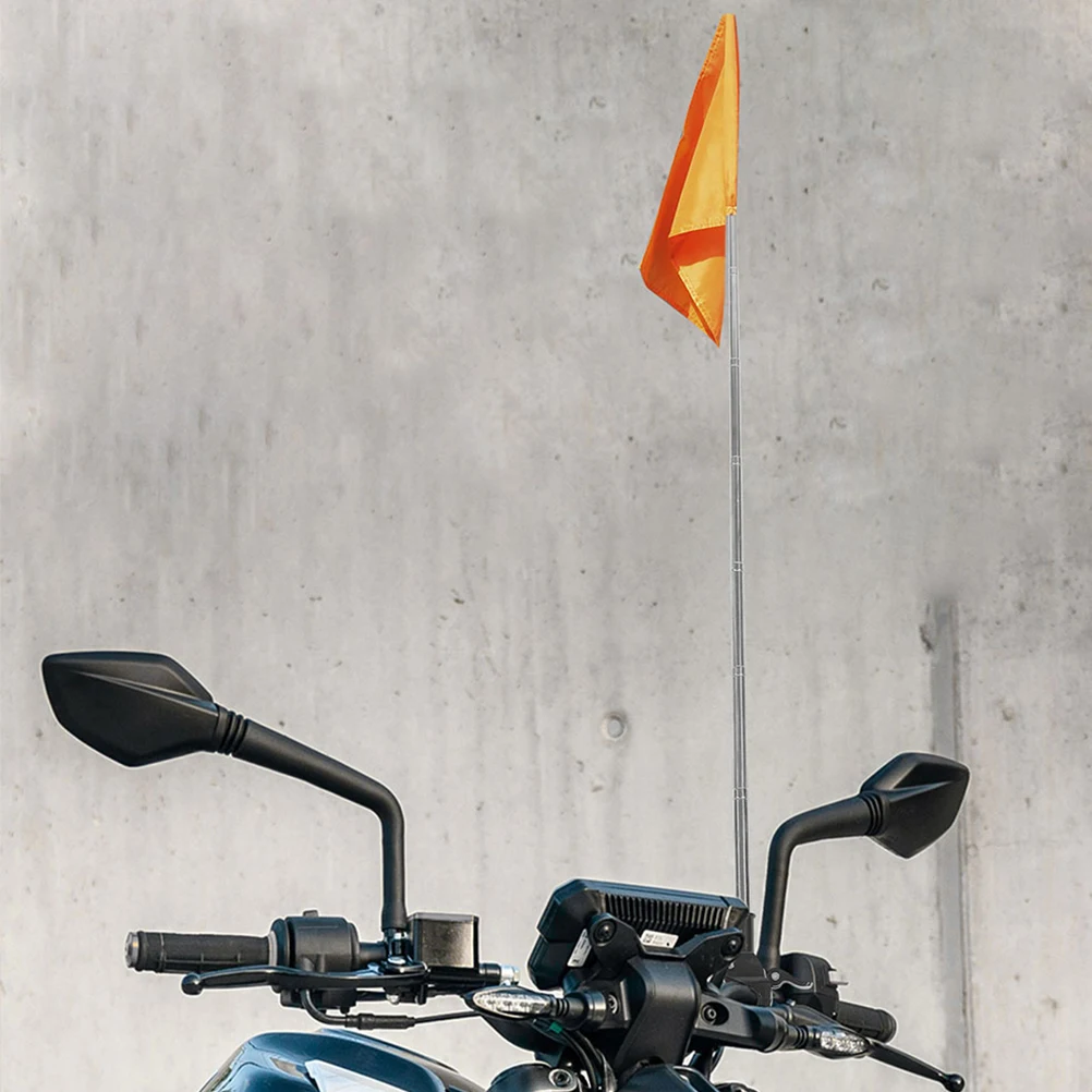 

2Pcs Telescopic Stainless Steel Flagpole Holder Adjustable Length for Bicycle Car Motorcycle Vehicle Decor Hardware Bike