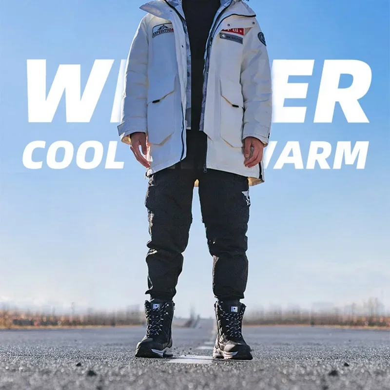 Botas tácticas invierno forro felpa – Impermeables hombre - imagen 3