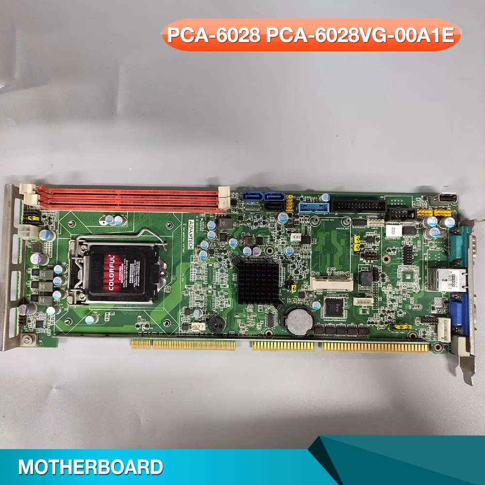 For Advantech Industrial Control Motherboard LGA1150 H81 Single Network Card PCA-6028 PCA-6028VG-00A1E