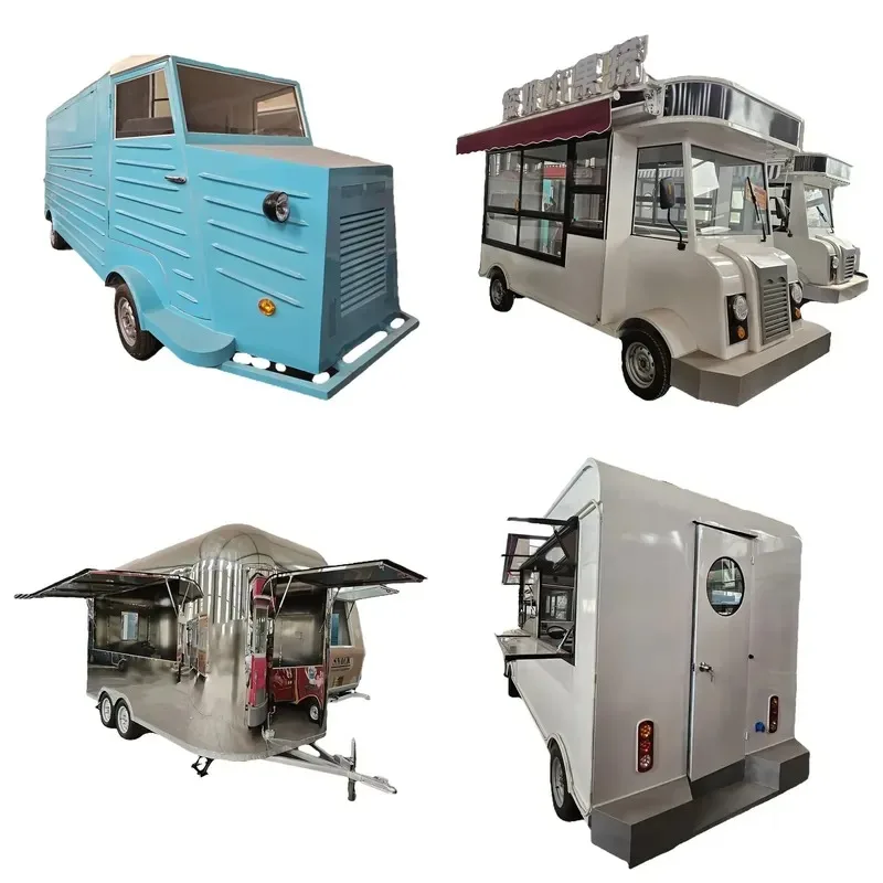Fully Equipped Mobile Food Truck Catering Trailer for Outdoor Beer Ice Cream Coffee