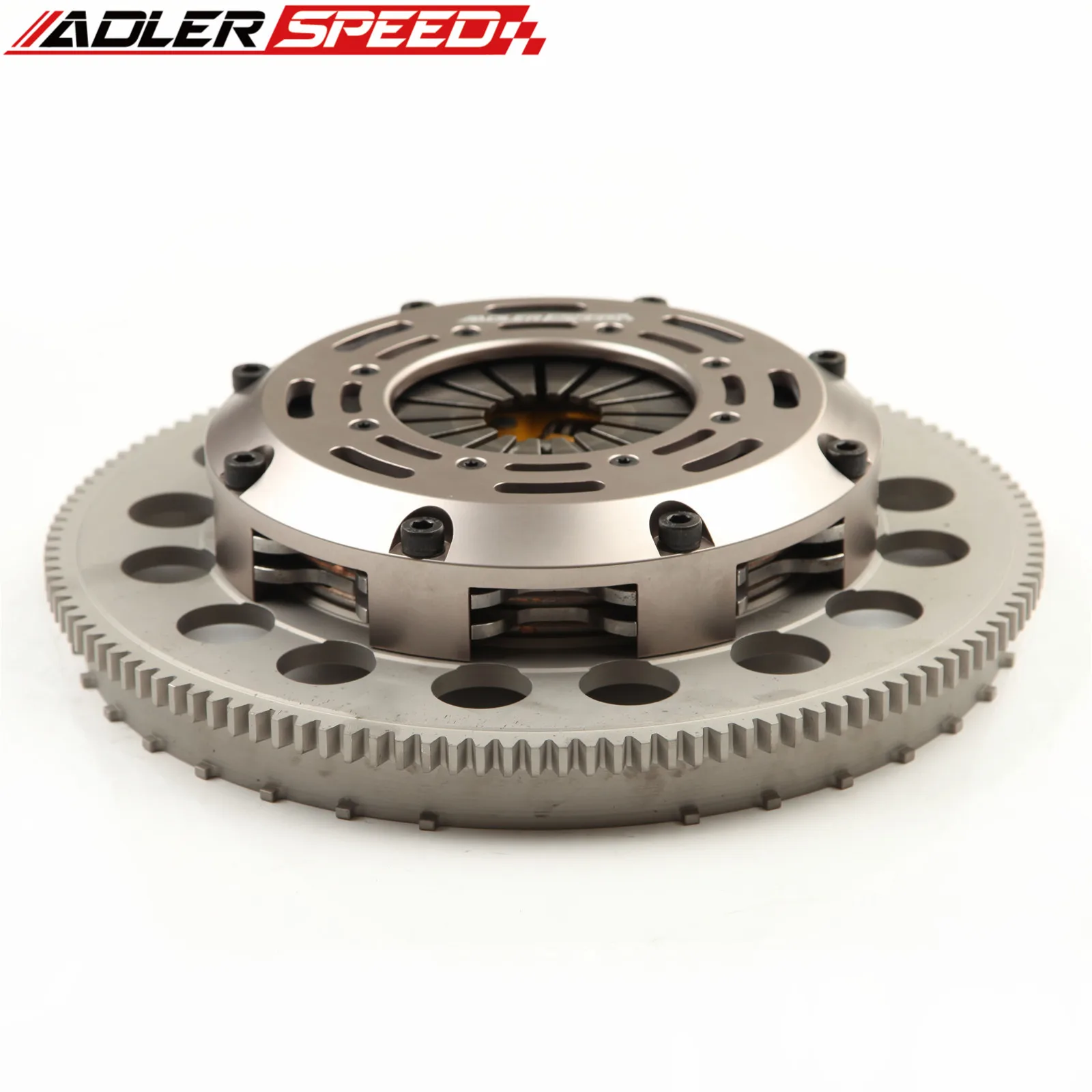 

ADLERSPEED SPRUNG CLUTCH TWIN DISC+ FLYWHEEL For 2007-20 NISSAN 350Z 370Z INFINITI G35 G37 Q60