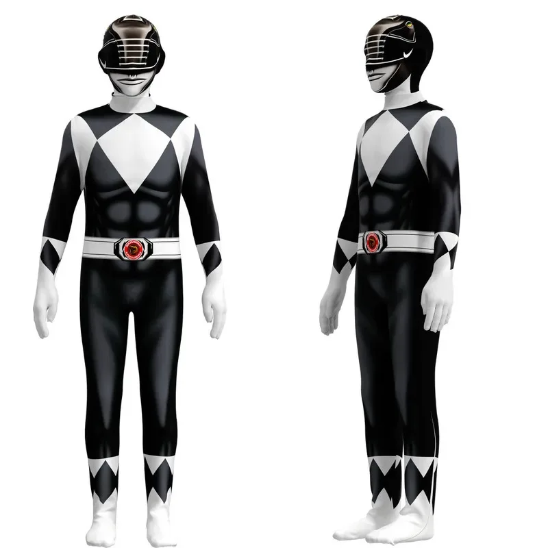 Sky02 Power Samurai Sentai Shinkenger Rangers เครื่องแต่งกายเด็ก Superhero คอสเพลย์ฮาโลวีนวันเกิด Party Jumpsuit Zentai Suit88Li #