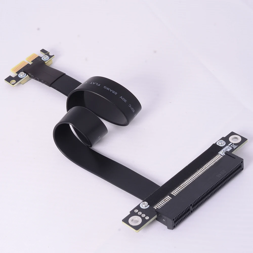 كابل تمديد ADT-Link PCIe 4.0 X1 إلى X8 بسرعة 16 جيجابت في الثانية كابل توسيع PCI Express لترقية أجهزة الكمبيوتر #4