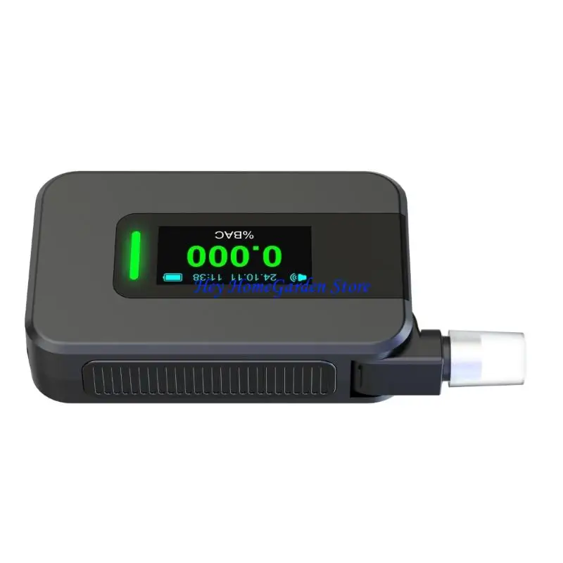 

C63B Easy Carry Breathalyzer with Voice Broadcast Fast Charging Electrochemical Sensors Person Ethanol Detectors for Driving