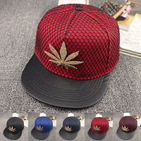 Unisex Maple Leaf Label Hip-hop Hats Fashion Spring Autumn Outdoor Adjustable Casual Baseball Caps Sunscreen Hat