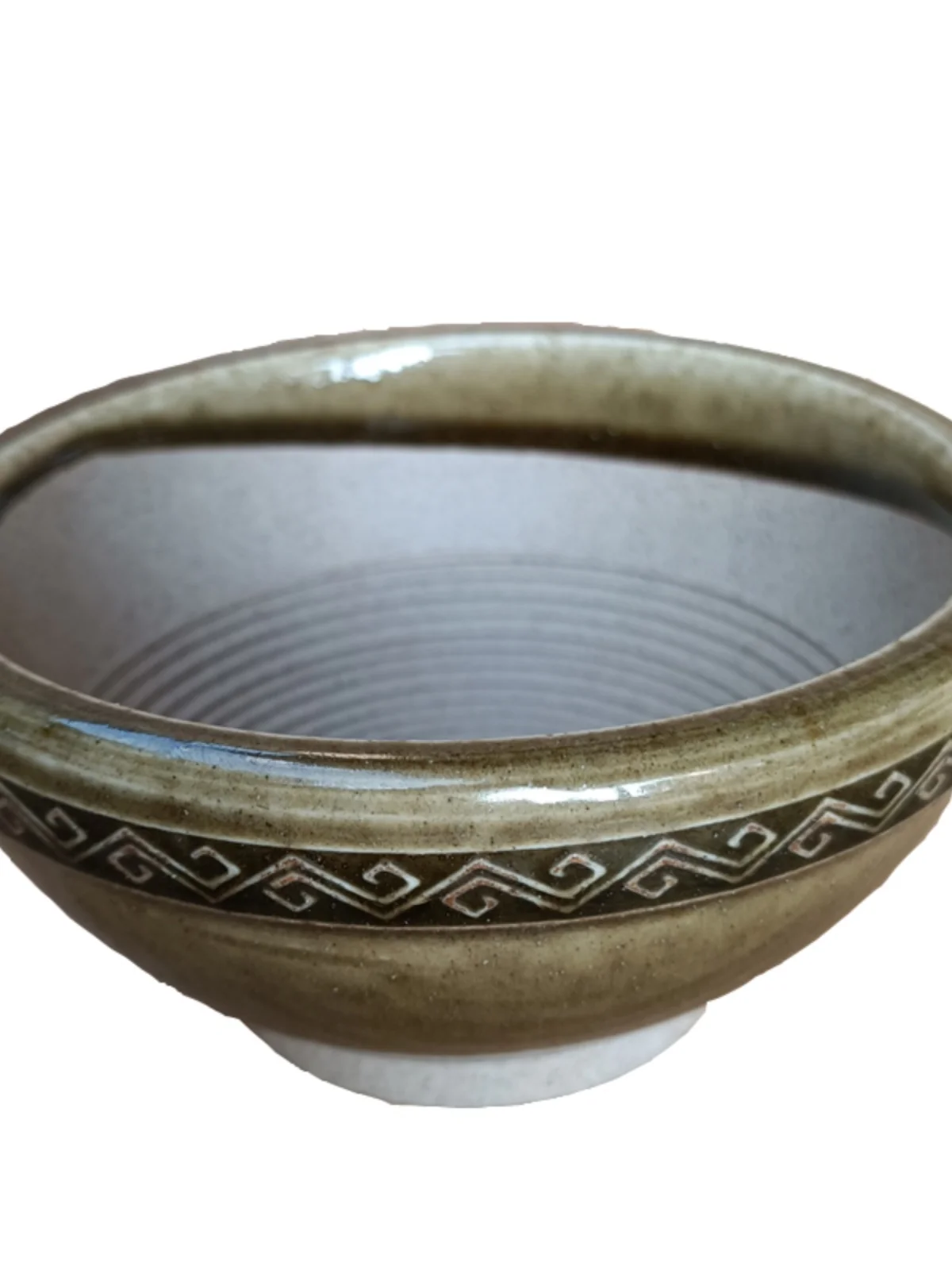 

Guizhou large bowl, tea, chili pepper, handmade ceramic grinding bowl, grinder, manual garlic paste, small size