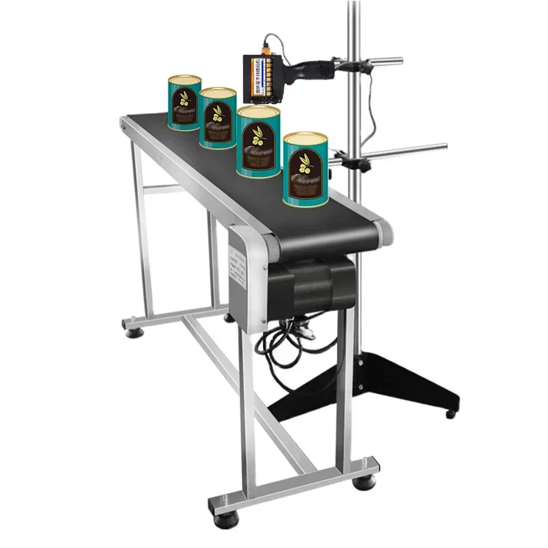 

for production line online print automatically hand jet handheld thermal inkjet printer with conveyor belt sensor and stand