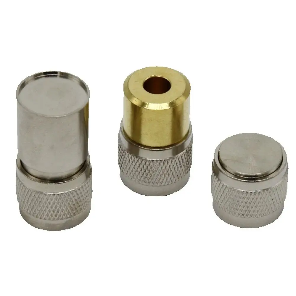 1Set 3Pcs L16 N Male Calibration Parts N-type Interface Network Analyzer Sitemaster Calibrator 50 Ohm 0-6Ghz 5W Load Open Short