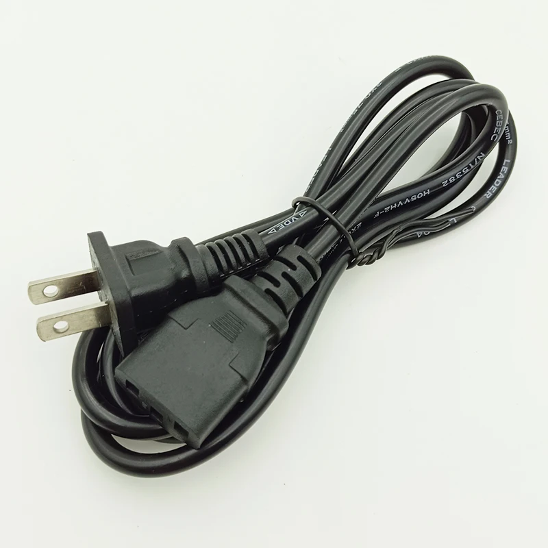 سلك تمديد كهربائي للطابعة ، كابل طاقة للكمبيوتر ، التلفزيون ، الشاشات ، سطح المكتب ، الكمبيوتر ، جهاز العرض ، قابس الولايات المتحدة ، IEC C13 ، 1.2m