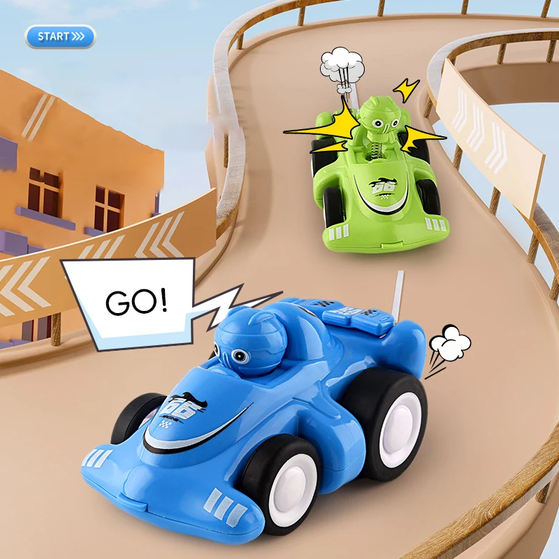 Grappige Cartoon Battle Bumper Auto Speelgoed Creatief Plezier Katapult Drift Kart Ouder-kind Interactie Jongen Speelgoed Verjaardagscadeau voor kinderen