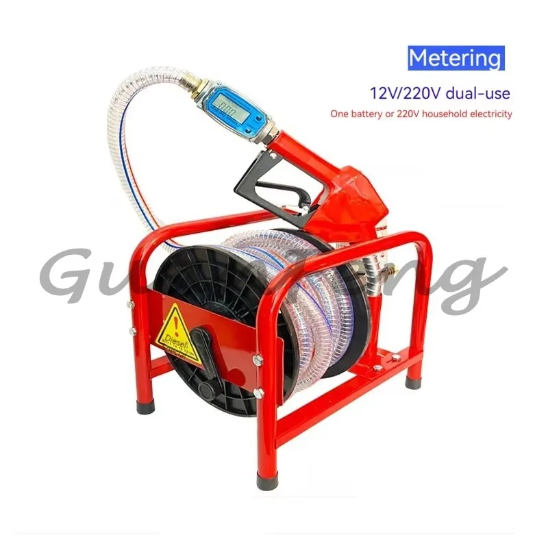 Electric fuel pump Oil tanker Small oil pump equipment 380W diesel pump