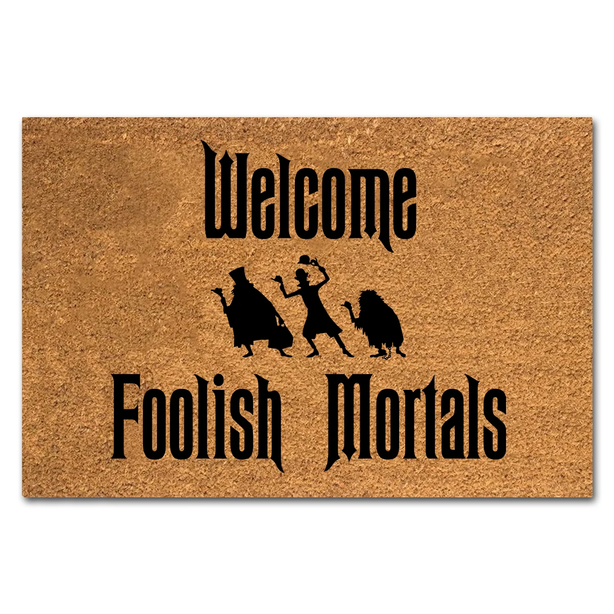 Funny Welcome Coir Doormat Welcome Foolish Mortals Front Porch Patio Front Door Decor Doormat For The Entrance Way