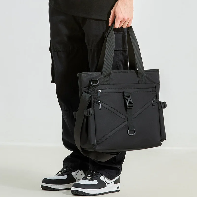 Workwear crossbody bag for students, made of Oxford fabric, is a large-capacity single-shoulder crossbody bag for commuting