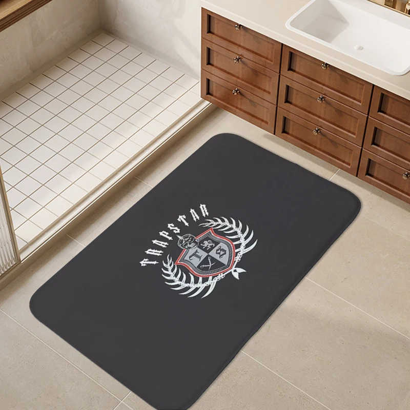 

Bath Rug Kitchen Floor Carpet Slip-resistant D-Trapstars Living Room Porch Foot Mat Non-slip Custom Doormat Entrance Door Home