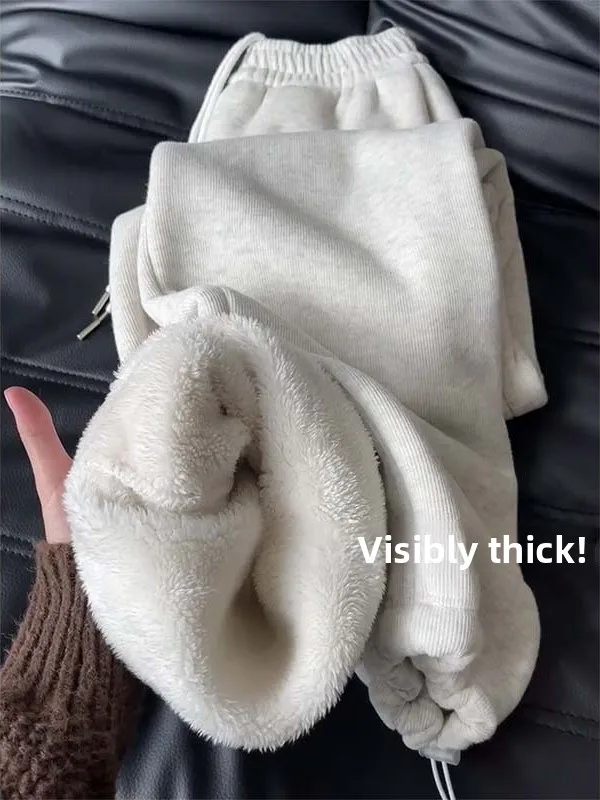 

ay Lamb бархатные спортивные брюки женские зимние на подкладке повседневные широкие спортивные штаны маленького размера модные эластичные с высокой талией