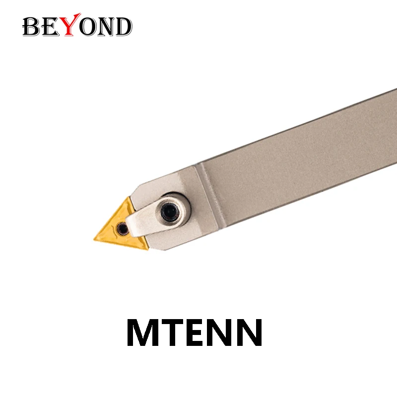 BEYOND MTENN 1616 20mm External Turning Tool Holder White Nickel MTENN1616H16 MTENN2020K16 MTENN2525M16 CNC Cutter Shank TNMG