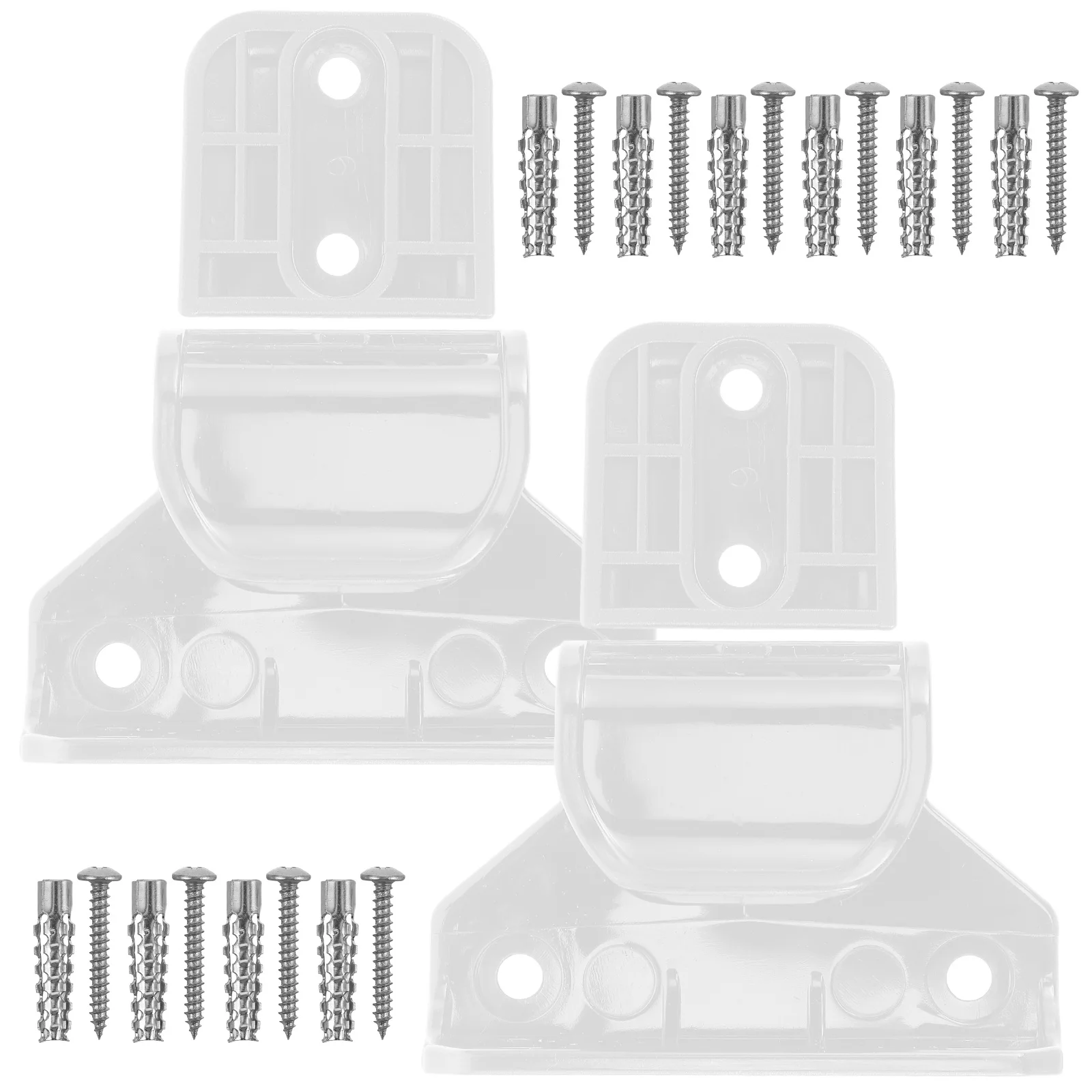 5 قطع من 5 مجموعات من ملحقات بوابة الطفل للكلاب للسلامة في الأبواب، أجهزة بديلة ذات فتحات كبيرة