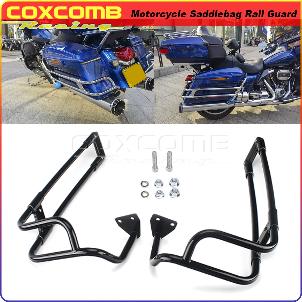 

Saddlebag Guard Rail Motorcycle Saddle Bags Bracket Support Bracket For Harley FLHTK FLHTKL FLHTCU Ultra Classic Electra Glide