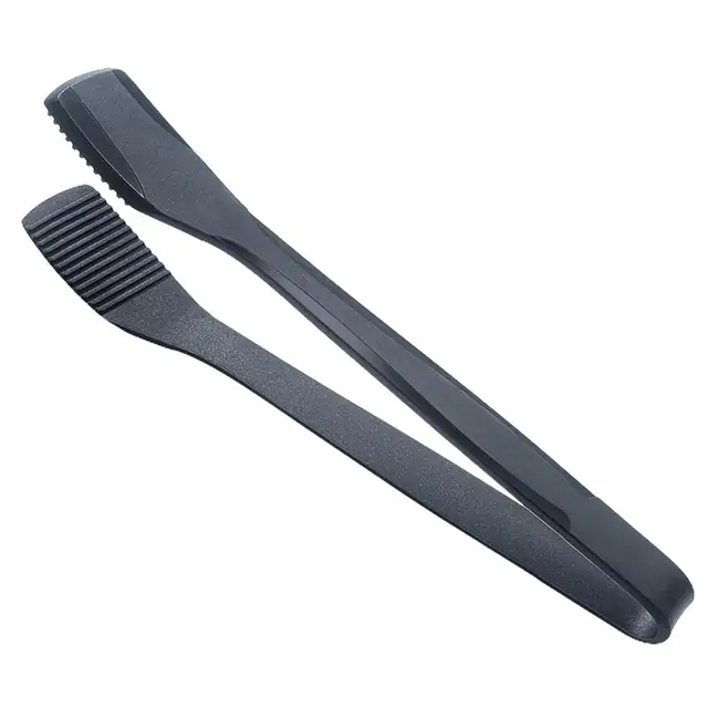 28cm klips na żywność do grilla z nieprzywierającą patelnią z regulowanym otworem z długim uchwyt rękojeści szczypce do jedzenia naczynie kuchenne