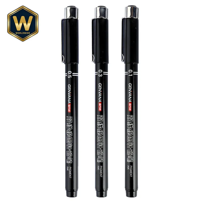 

Ручка-линер с двойным наконечником 0.3/0.5 для архитектурных экзаменов и черчения