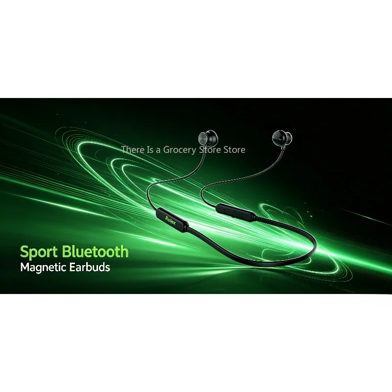 Auriculares Bluetooth 5.0 con banda para el cuello, diseño deportivo, inalámbricos, con micrófono para llamadas de alta definición, batería