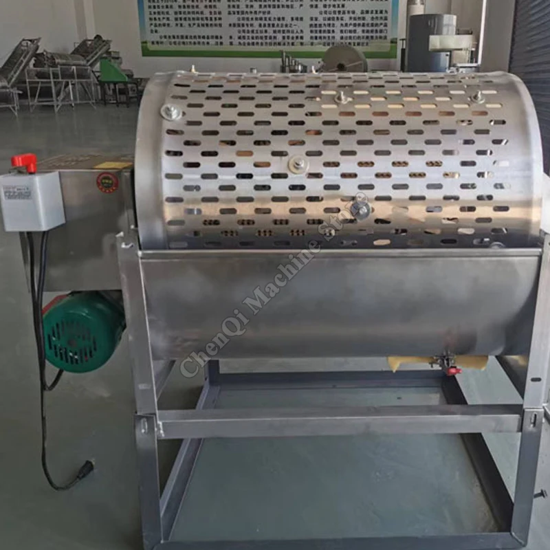 آلة تنظيف البطاطس الحلوة المصنوعة من الفولاذ المقاوم للصدأ المنزلية الصغيرة الأوتوماتيكية بالكامل آلة تنظيف البازلاء بجذر اللوتس عن طريق البحر