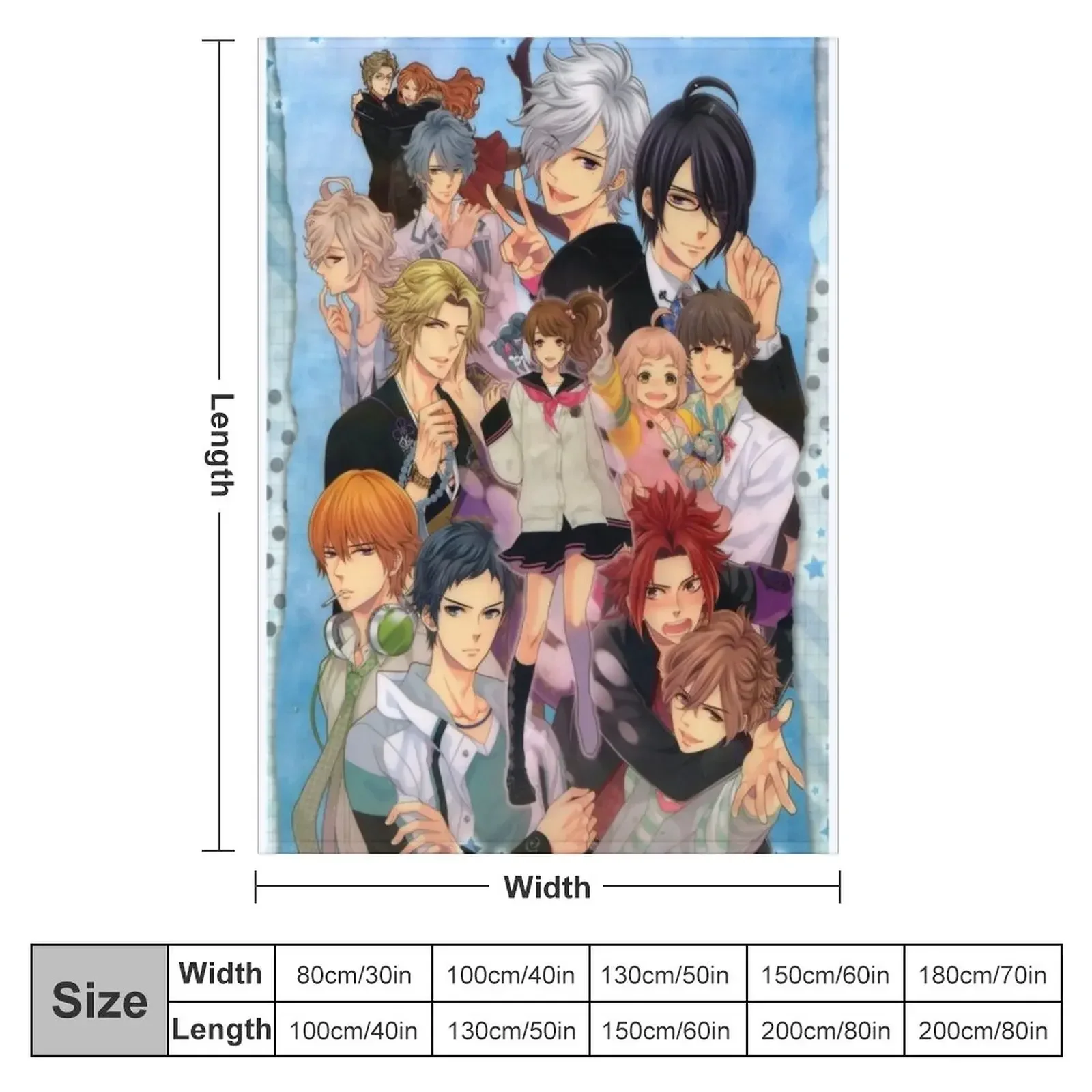 New Brothers Conflict Throw Blanket Warm anime Blankets