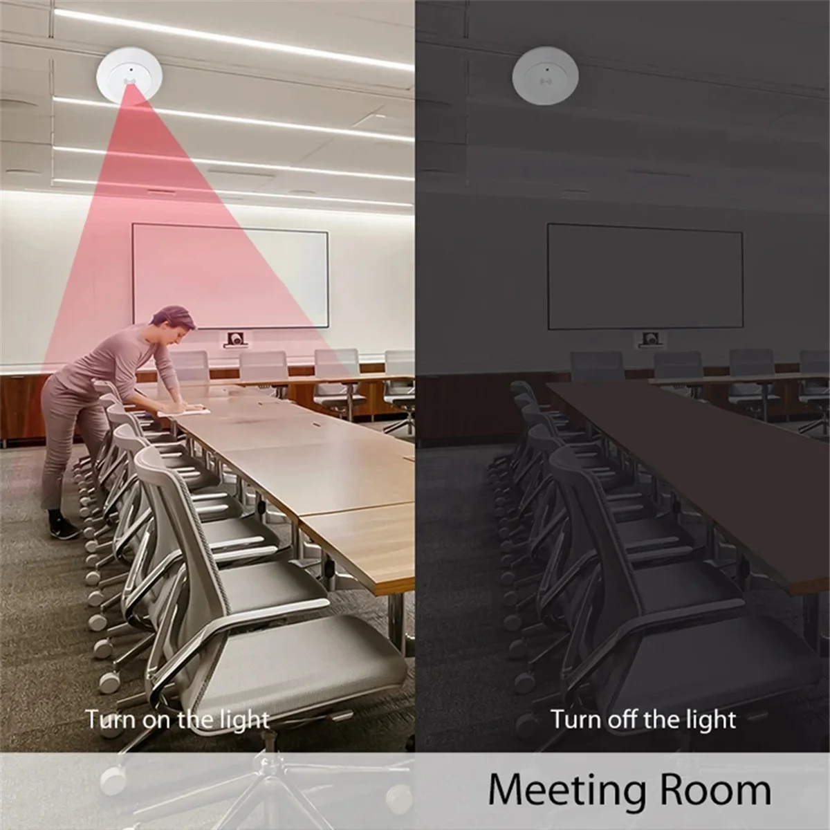 Tuya ZigBee 24G MmWave Radar Smart Human Presence with Illumination Detector Support Light Switch 95-250V B