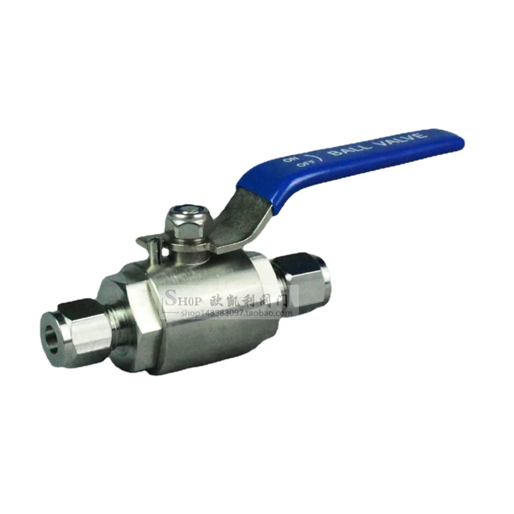 Fit 6/8/10/12mm Tube OD Compression Ball Valve 304 Stainless Steel 2230 PSI For Air Source