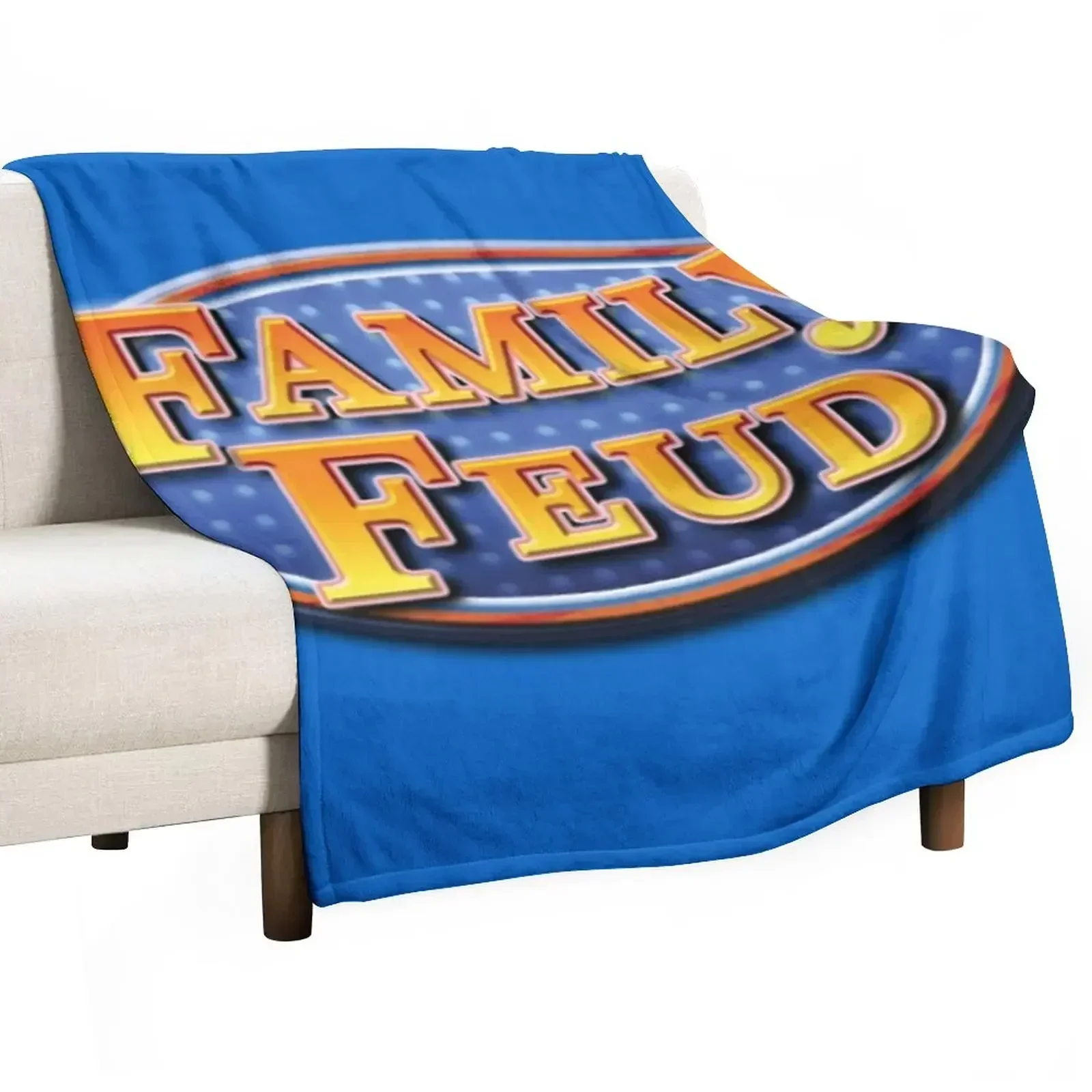 Плед Family Feud, долговечное мягкое плюшевое одеяло для ежедневного использования