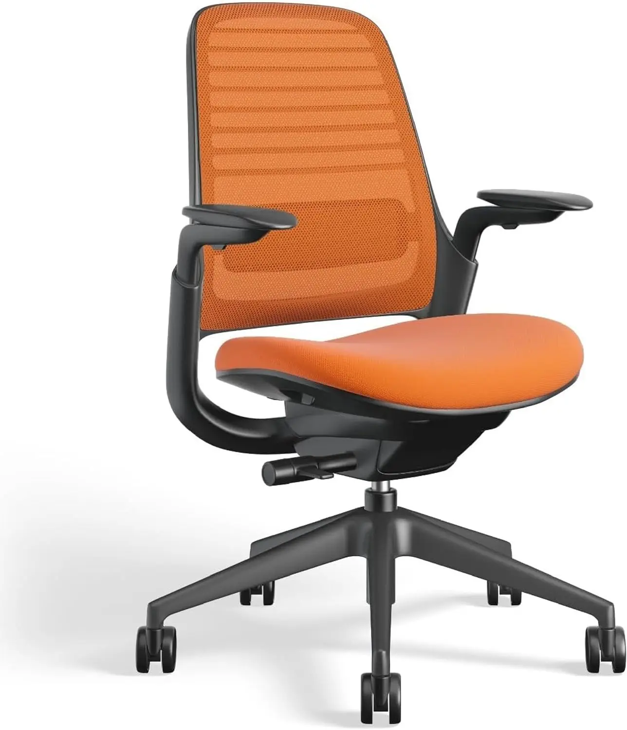 Ergonomic Work Chair with Wheels for Hard Flooring, Ergonomic Work Chair, Helps Support Productivity, Series 1