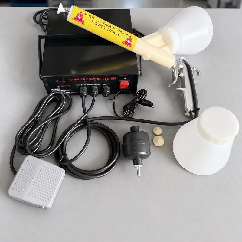 PC03 Electrostatic Powder Coating Gun 5 Speed Adjustable Portable Small Sprayer for Sheet Metal Workshop DIY Painting