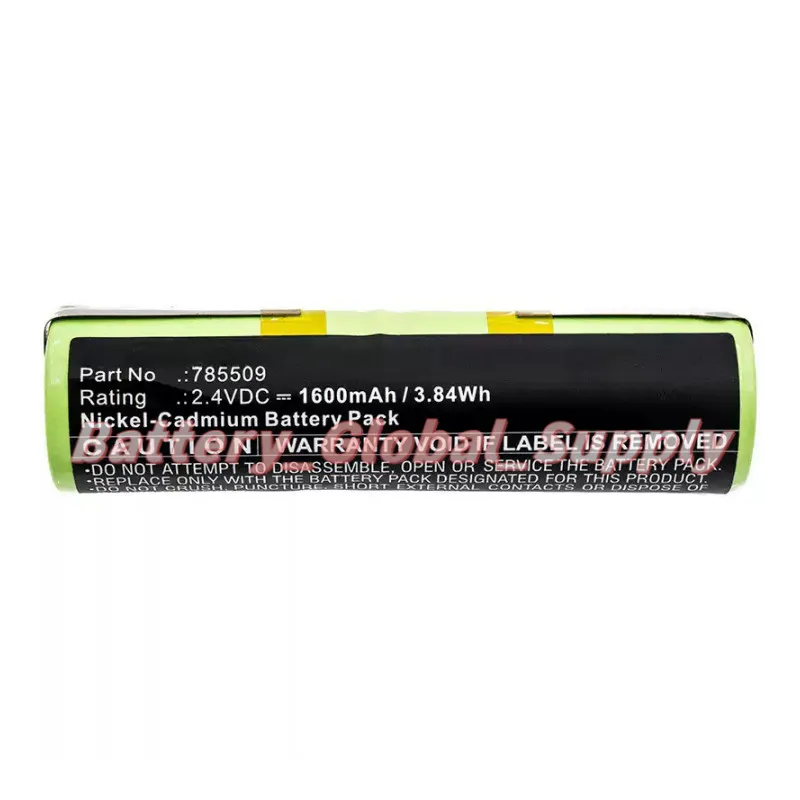 

Подходит для Ni-CD аккумулятора 785509 2.4V 1600mAh. Хорошее качество, быстрая доставка. 1 штука, абсолютно новый.