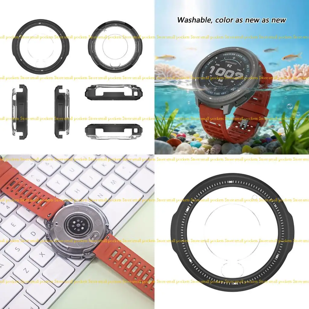 

R1WD Metal Watch Protector Impact Absorption Technology Smooth Surfaces Business Casual Essential