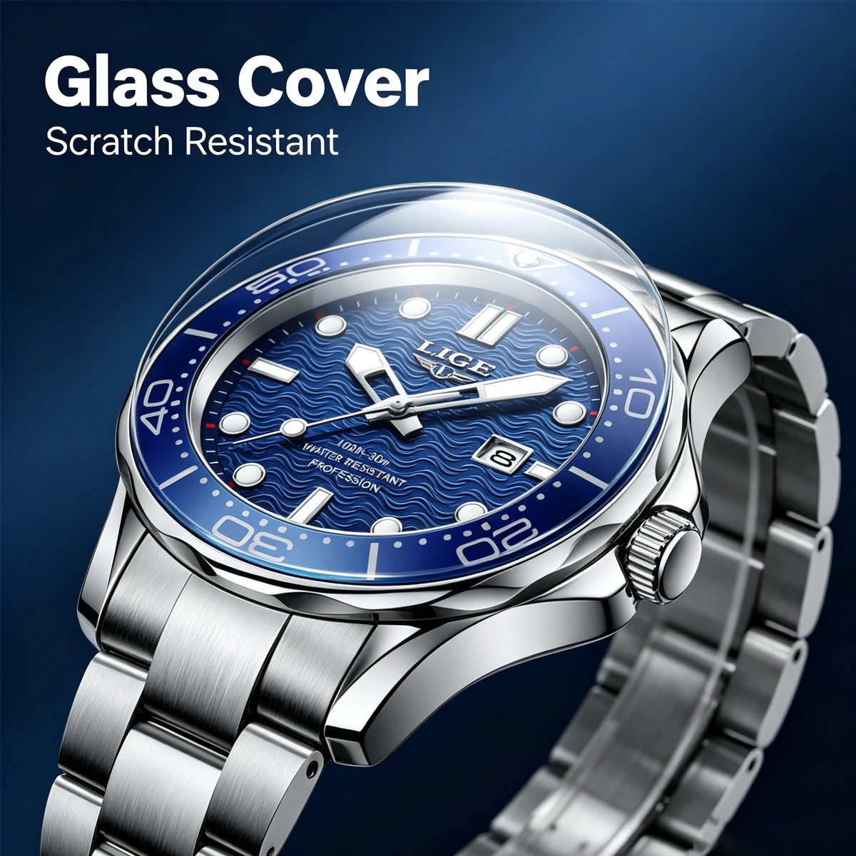 Men's Luxury Waterproof Luminous Date Quartz Watch