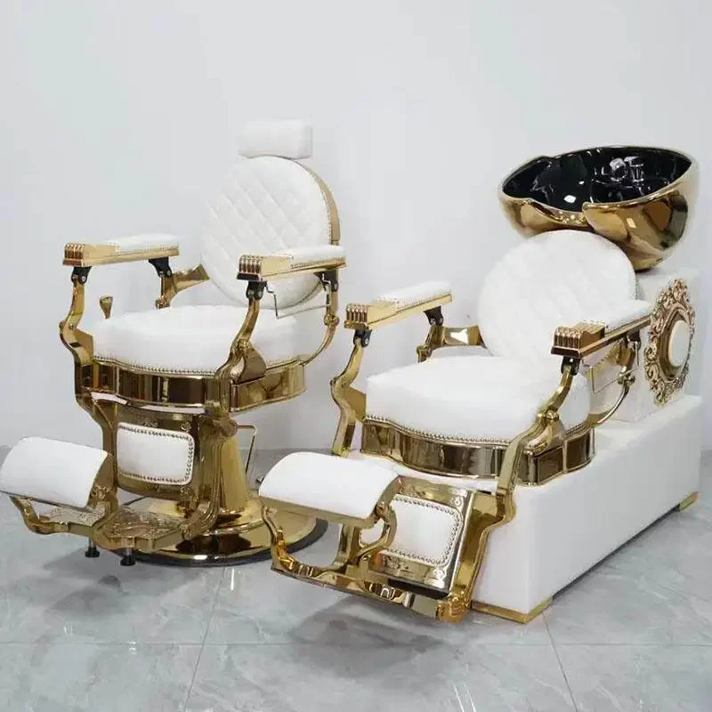 Barber Shop Sitting Flush Chair Barber Chair Reclining Chair Shampoo Bed
