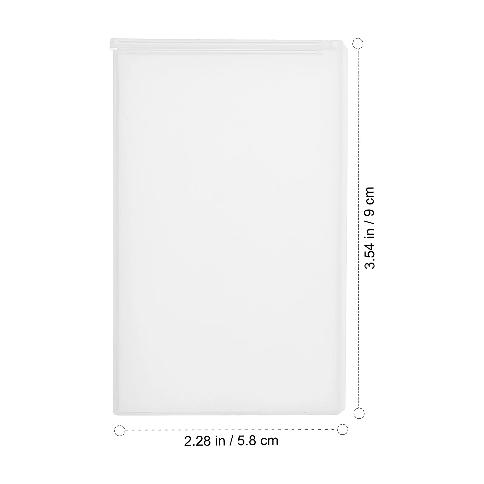 

18pcs Cigarette Box Holder Transparent Plastic Case Portable Cigarette Container Crush Resistant Storage For