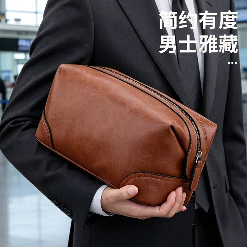 Portable Toiletry Wash Skincare Luxury Waterproof Women Men Bathroom Cosmetic Storage Bag Large Capaci Travel Men Makeup Case