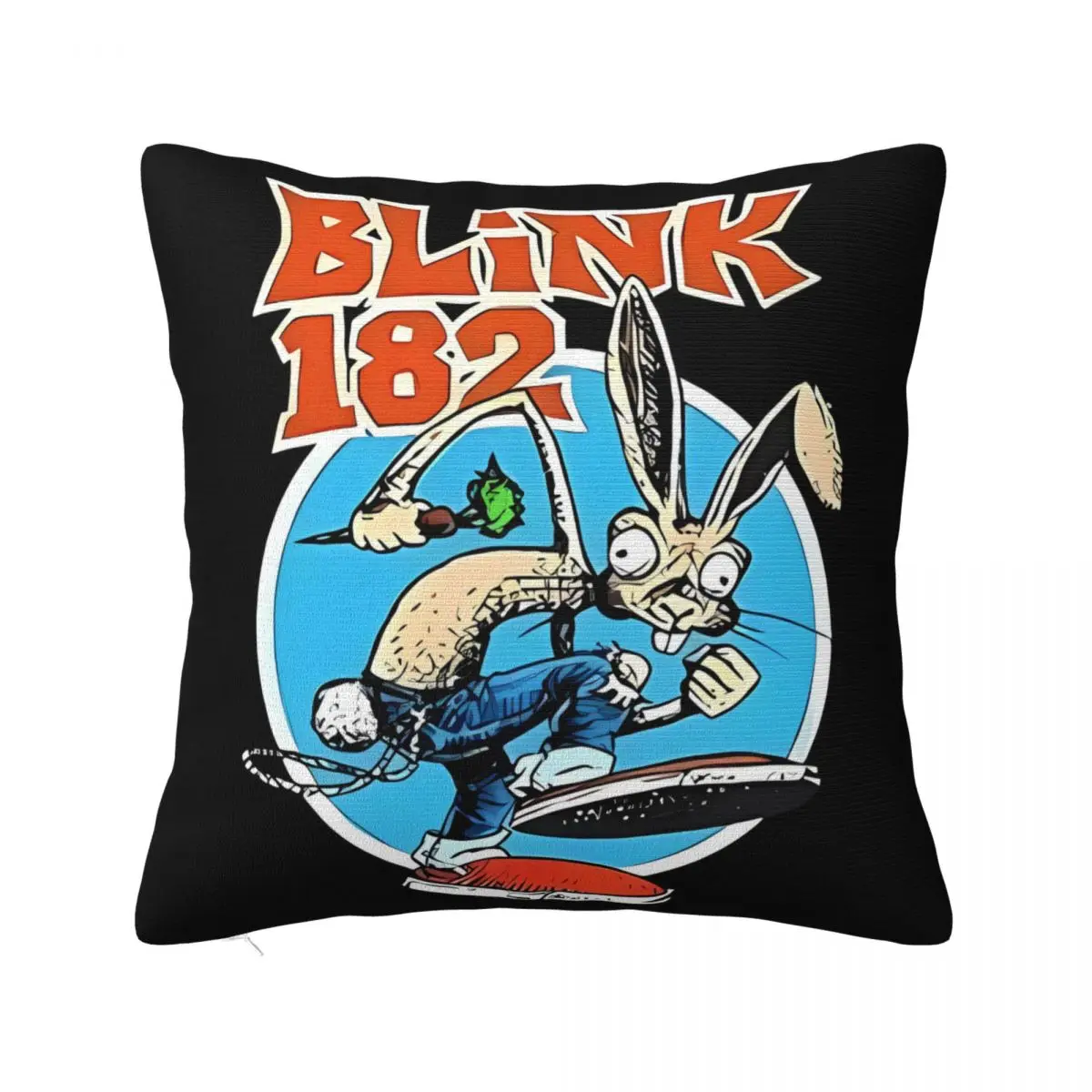 Black Vintage Band Blink 182 Dakimakura Decorative Cushion Decorative Cushions Pillow Case Pillow Cover