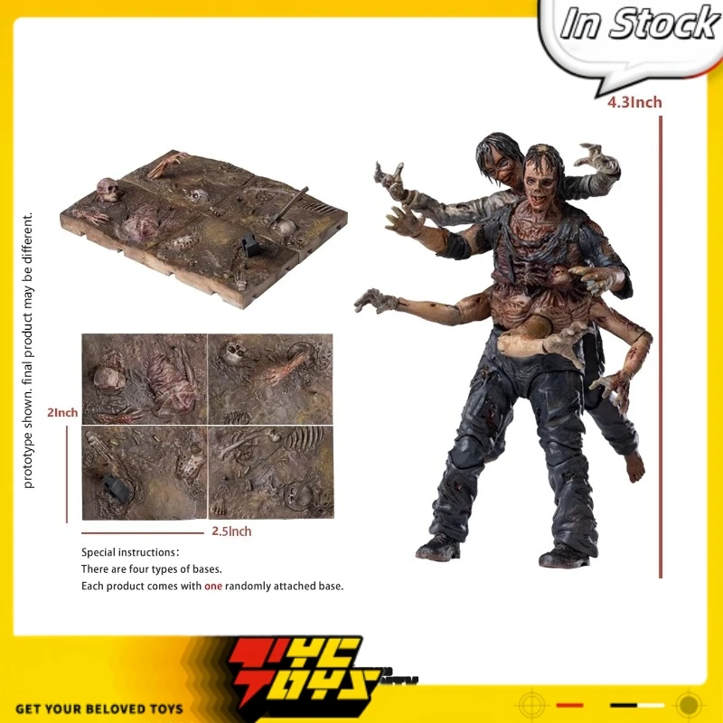 

Новинка в наличии 1/18, оригинальная фигурка HIYA 3,75 дюйма, изысканная мини-серия, «Ходячие мертвецы, город, Уокер, король», игрушки, подарки