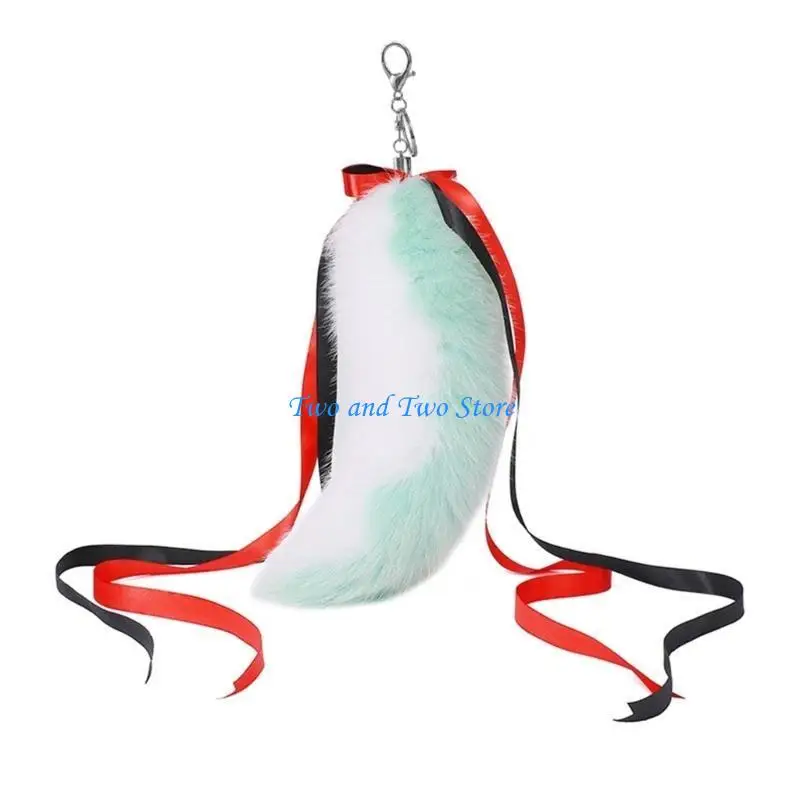 

HX6F Fashion Tail Keychain Phone Chain Phones Accessories Keyring Pendant Unique Decoration for Phones and Backpacks